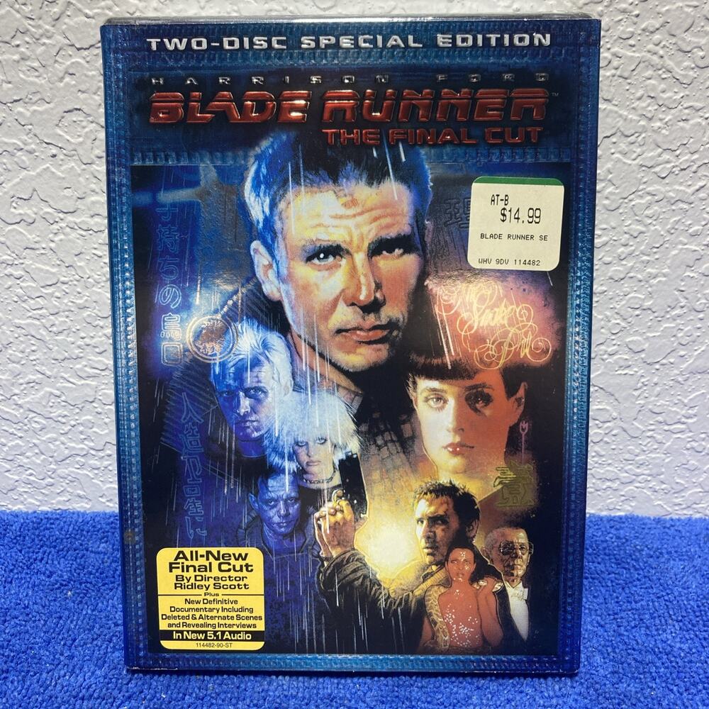 Blade Runner (The Final Cut) (Two-Disc Special Edition) With Slipcover Brand New